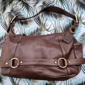 Soprano Dark Brown Leather Handbag / Purse - Never used - NWOT Lowest Price!